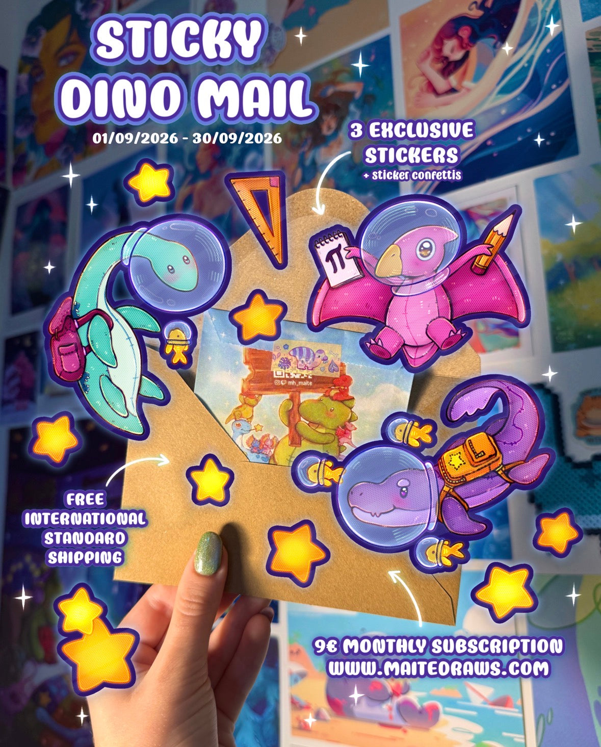 Sticky Dino Mail