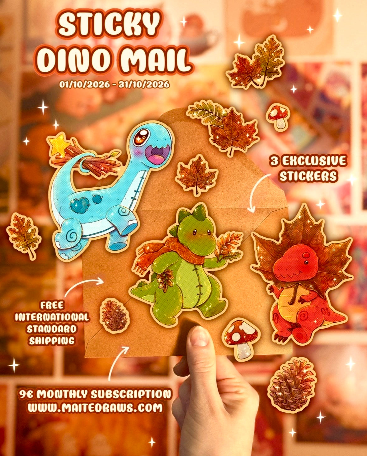 Sticky Dino Mail