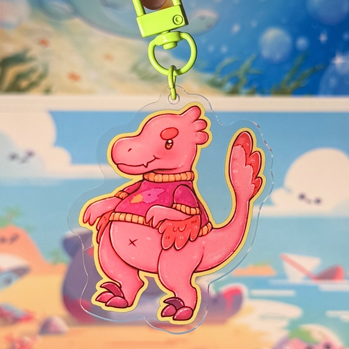 Dino Fly - Keychain