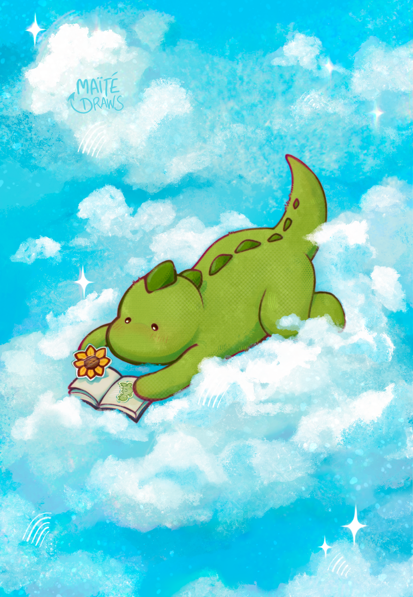 Concombre in the sky - Print