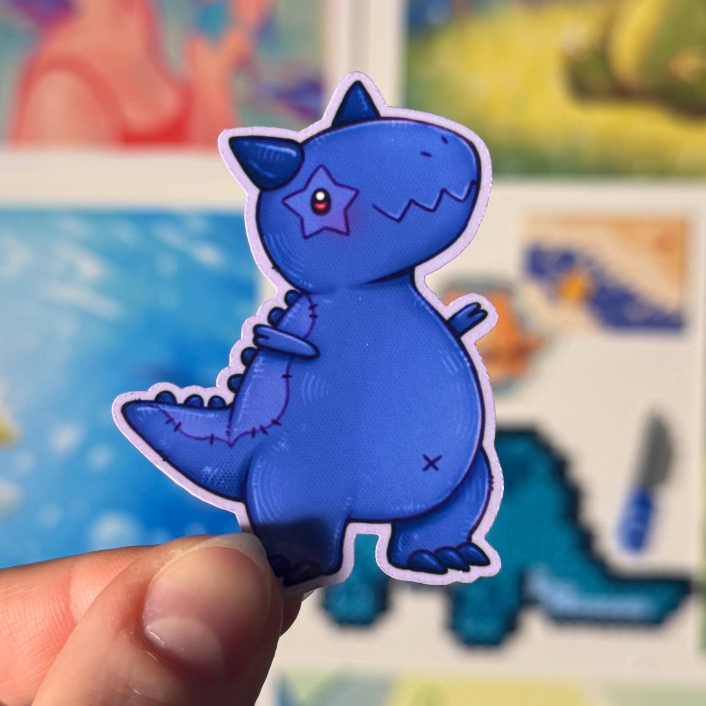 Dino Rocket - Sticker