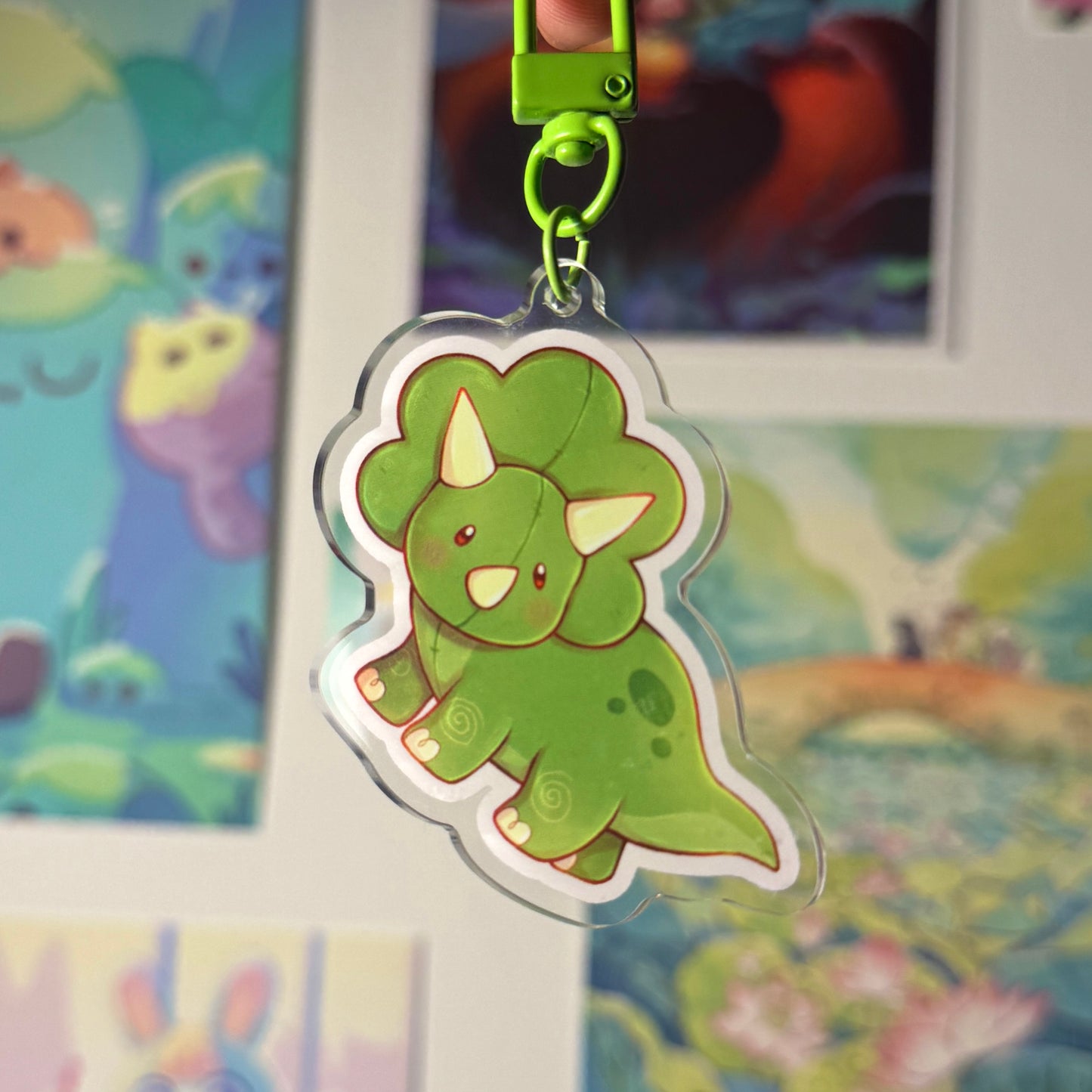 Dino Brocoli - Keychain