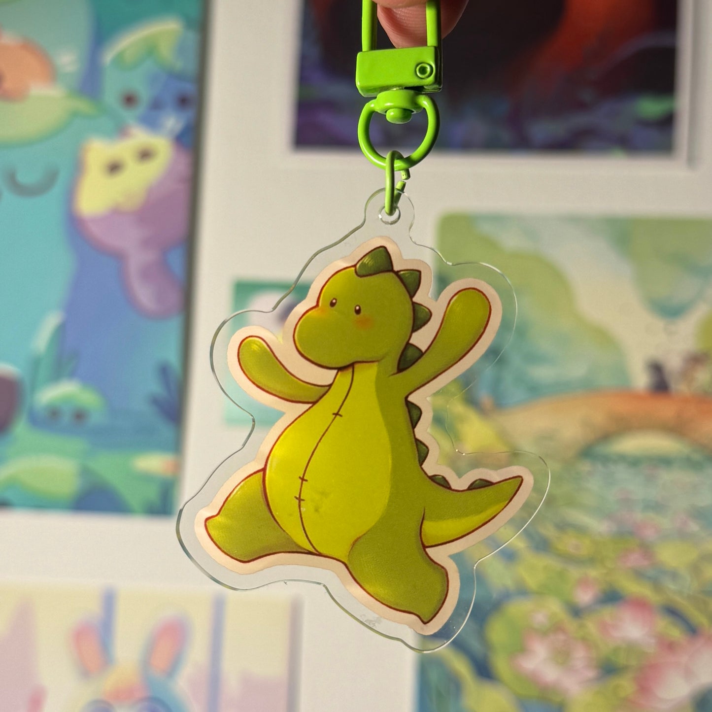 Dino Concombre - Keychain