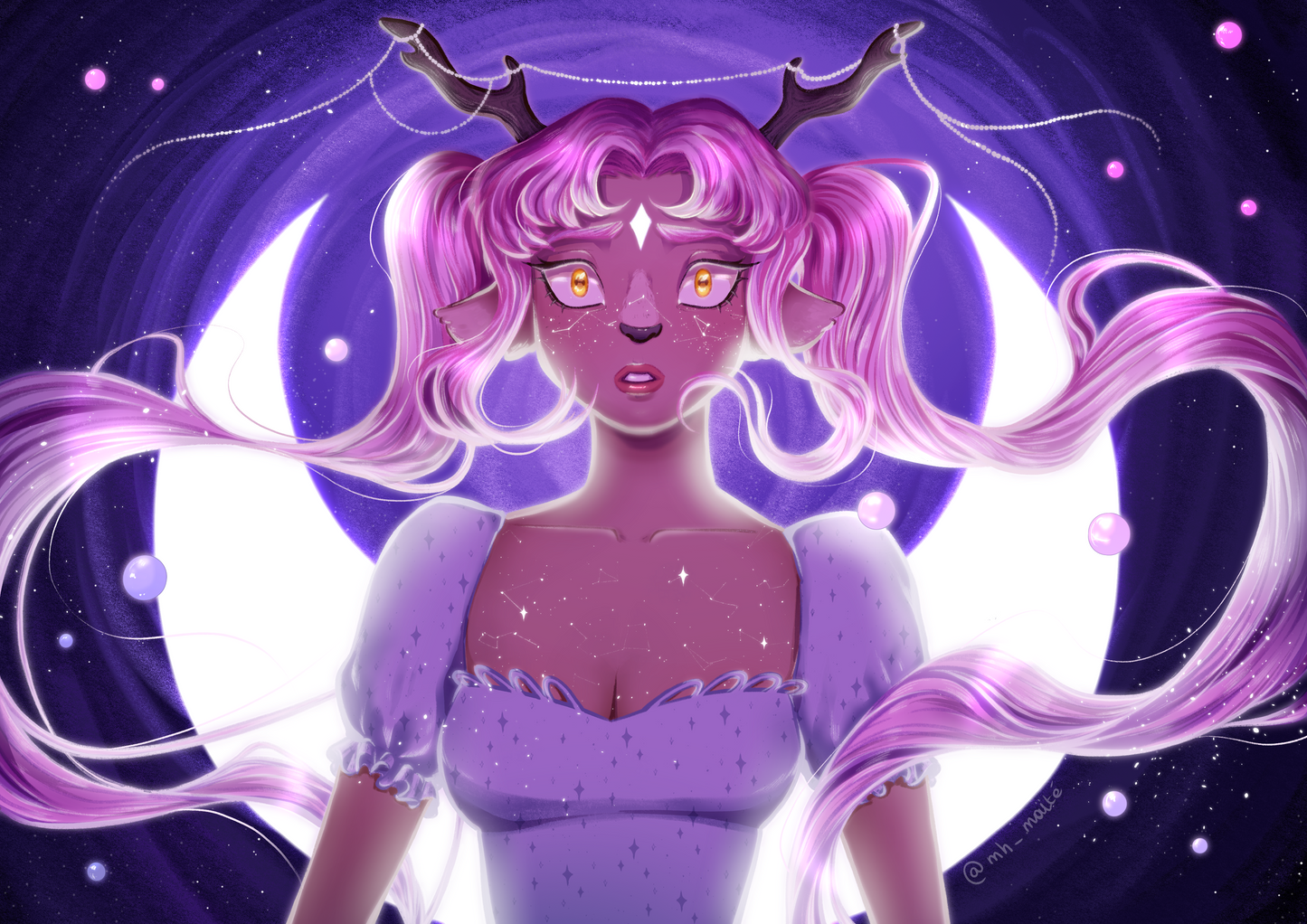 Dear Elf Moon - Print