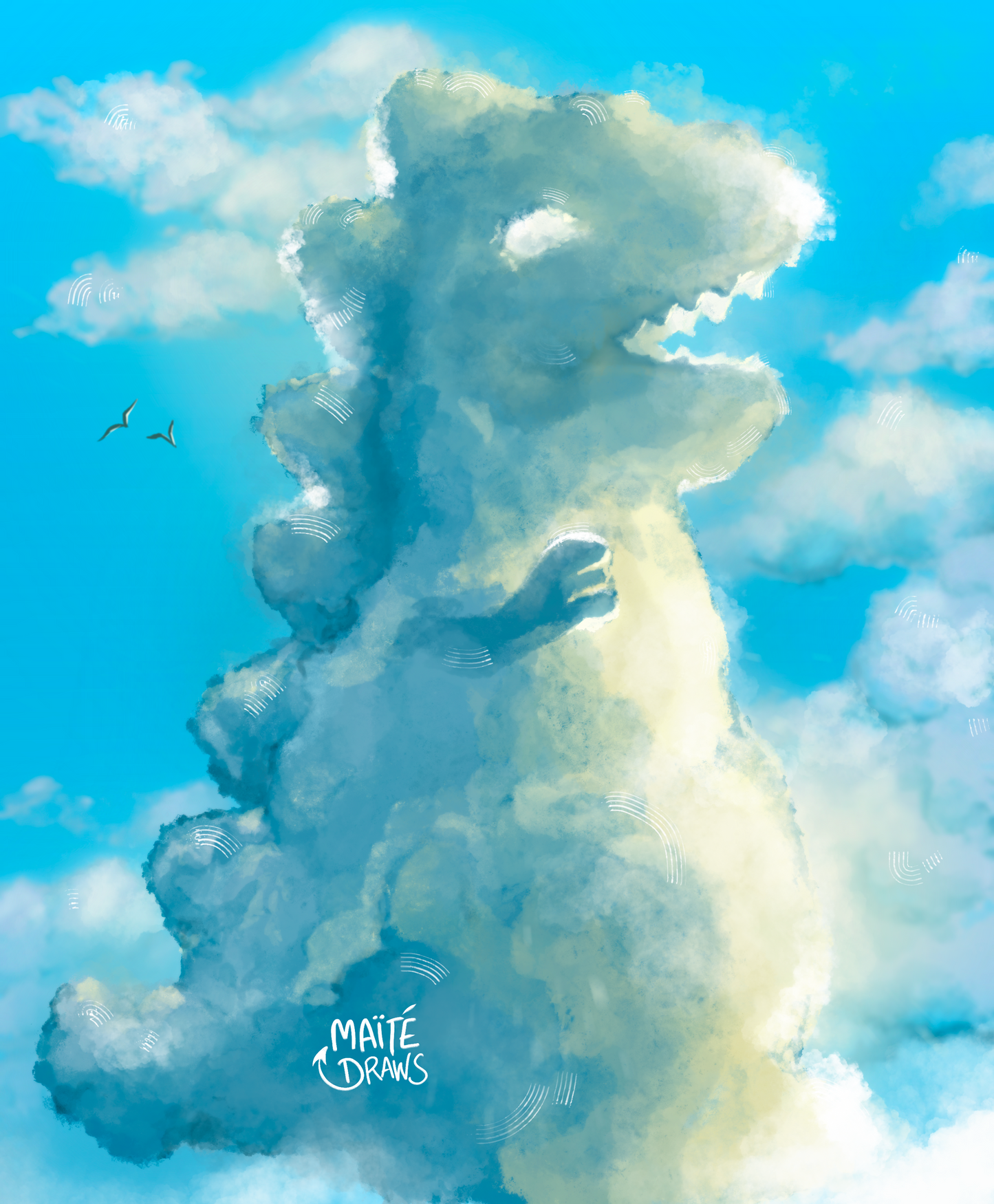 Dinosaur Cloud - Print