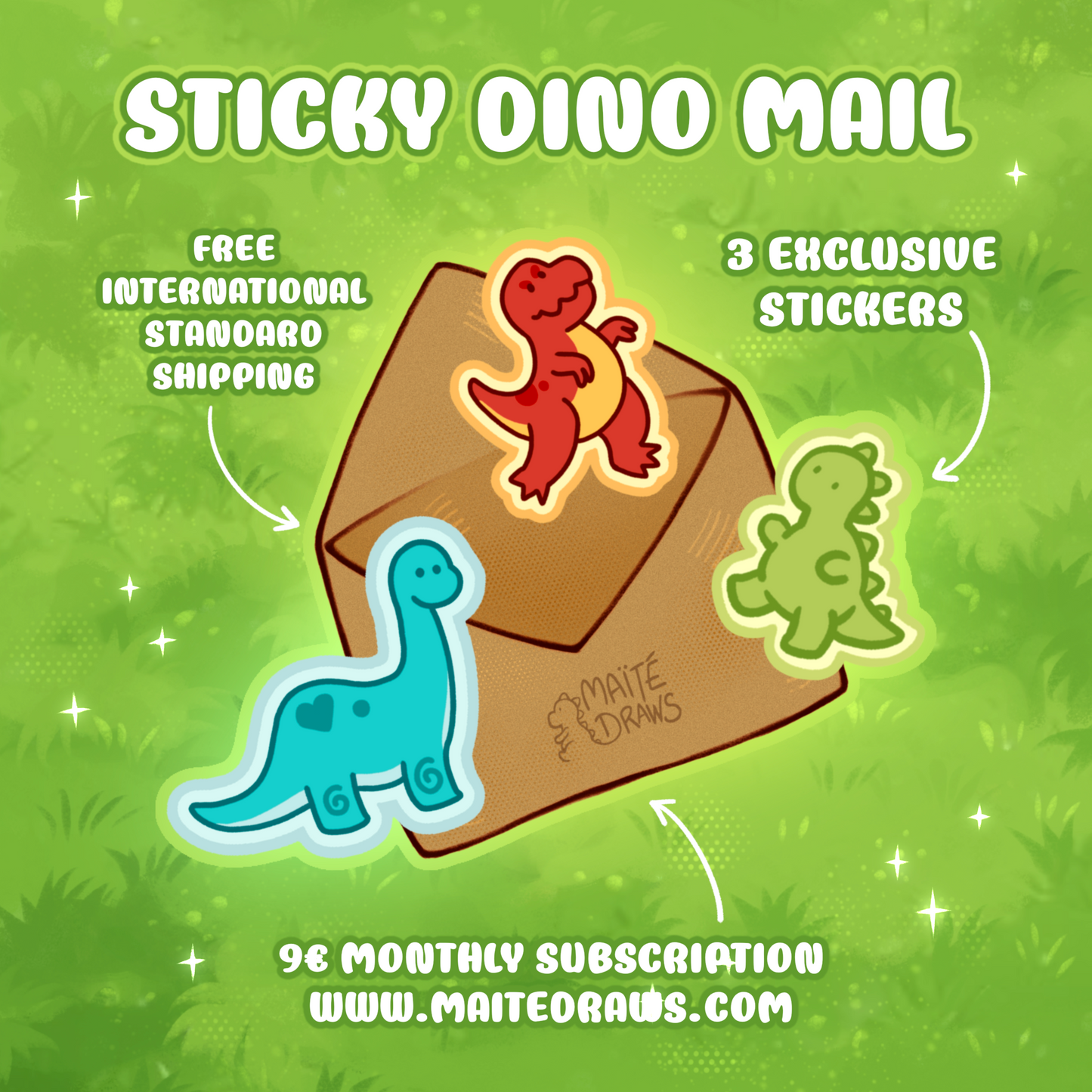 Sticky Dino Mail