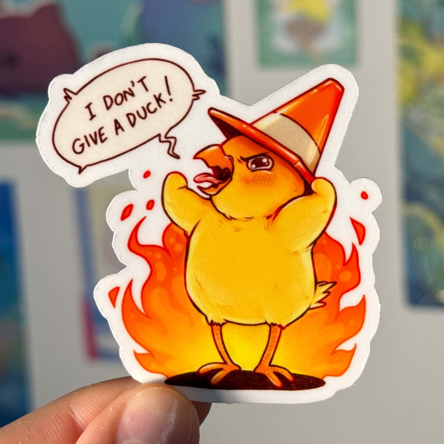 Nugget "I don't give a duck" - Sticker