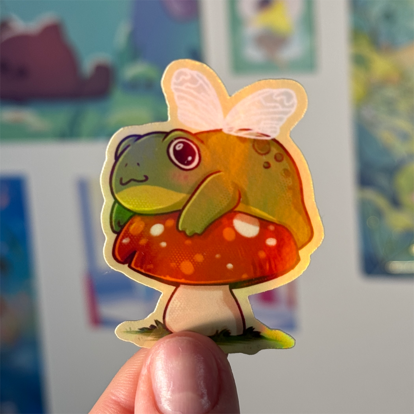 Freddy & Mushroom - Sticker
