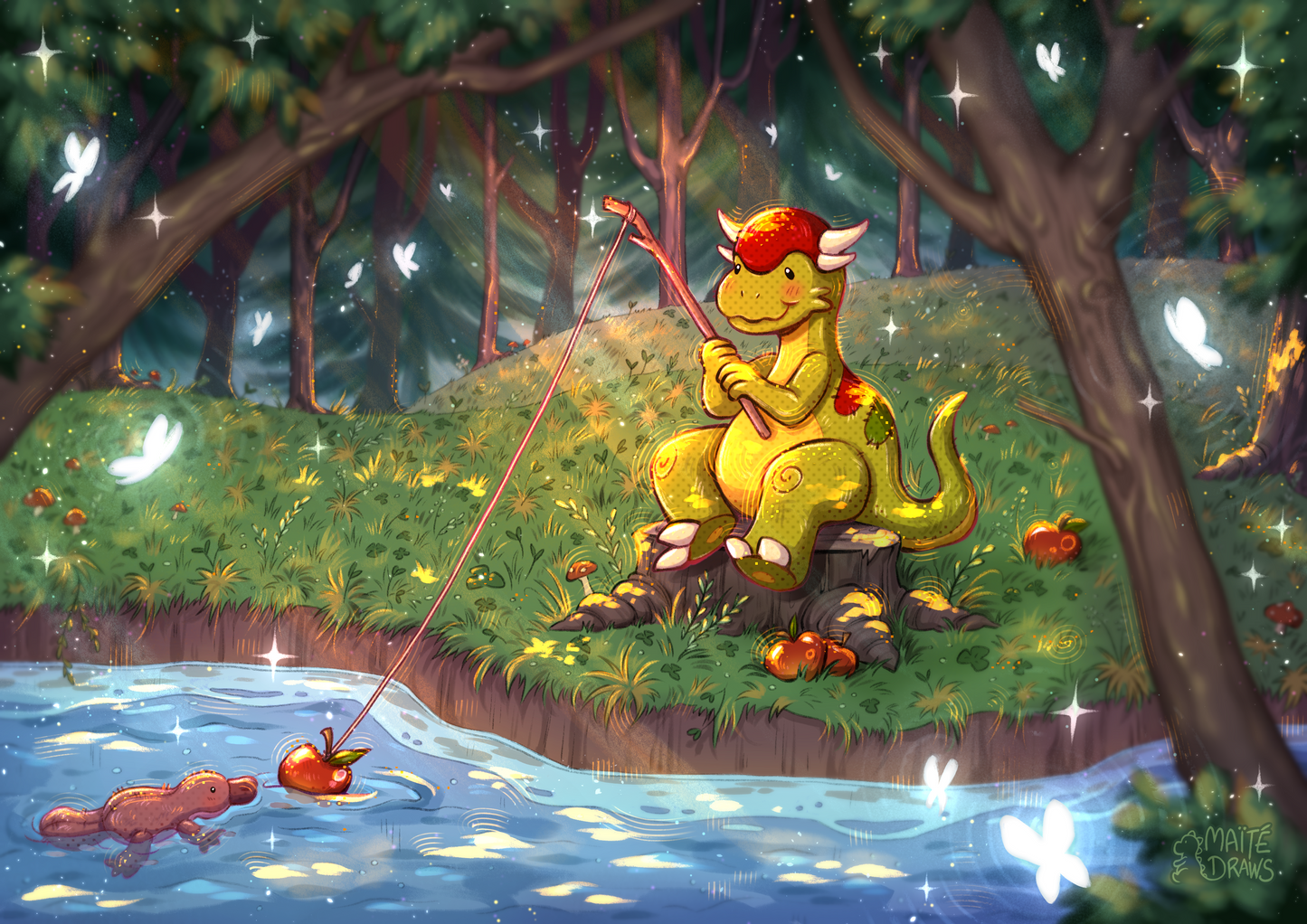 Compote Fishing - Print