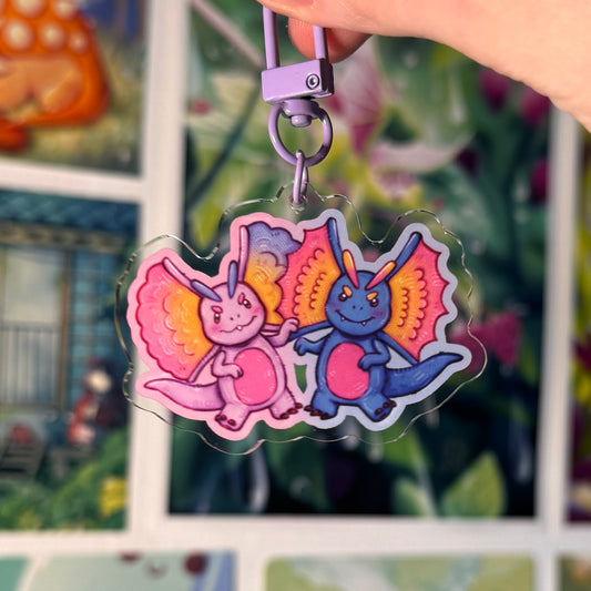 Dino François & Françoise - Keychain