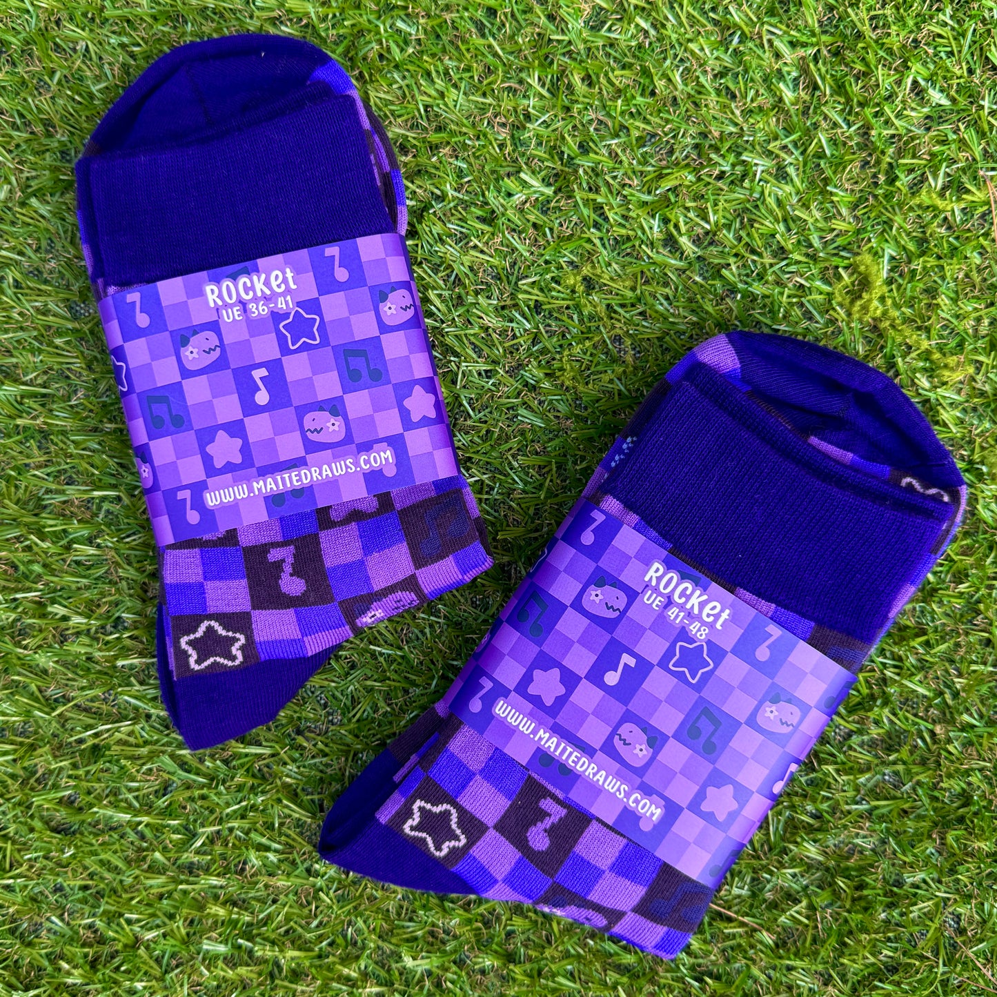 Socks - Carreaux X Rocket
