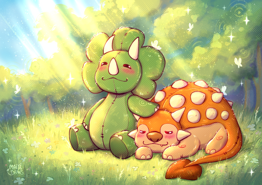 Brocoli & Kiki - Print