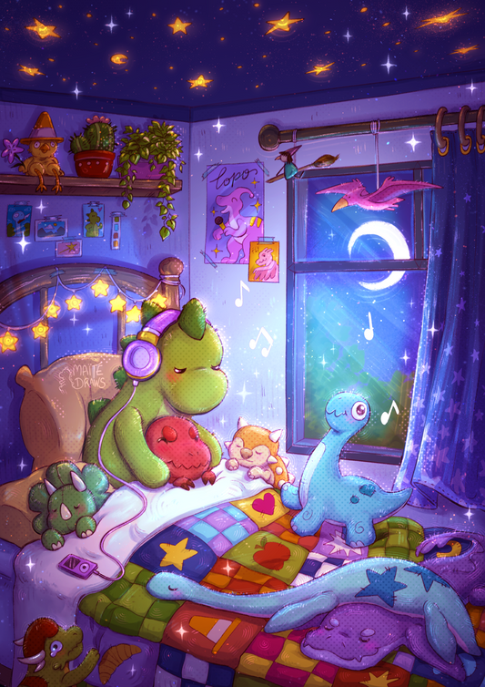 Dino dodo - Print