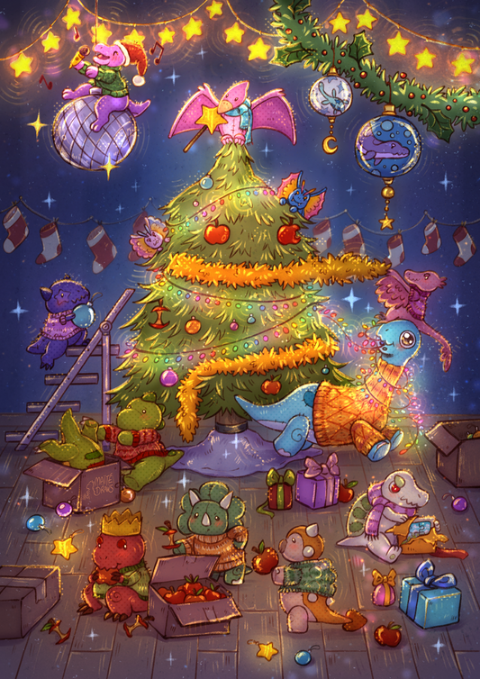 Dino Noël 2025 - Print