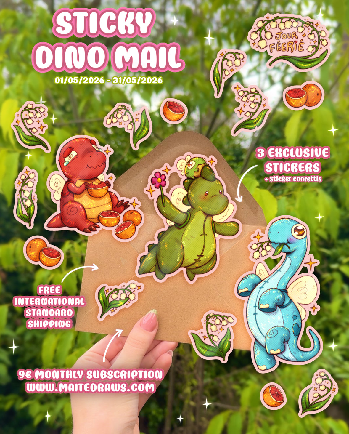 Sticky Dino Mail