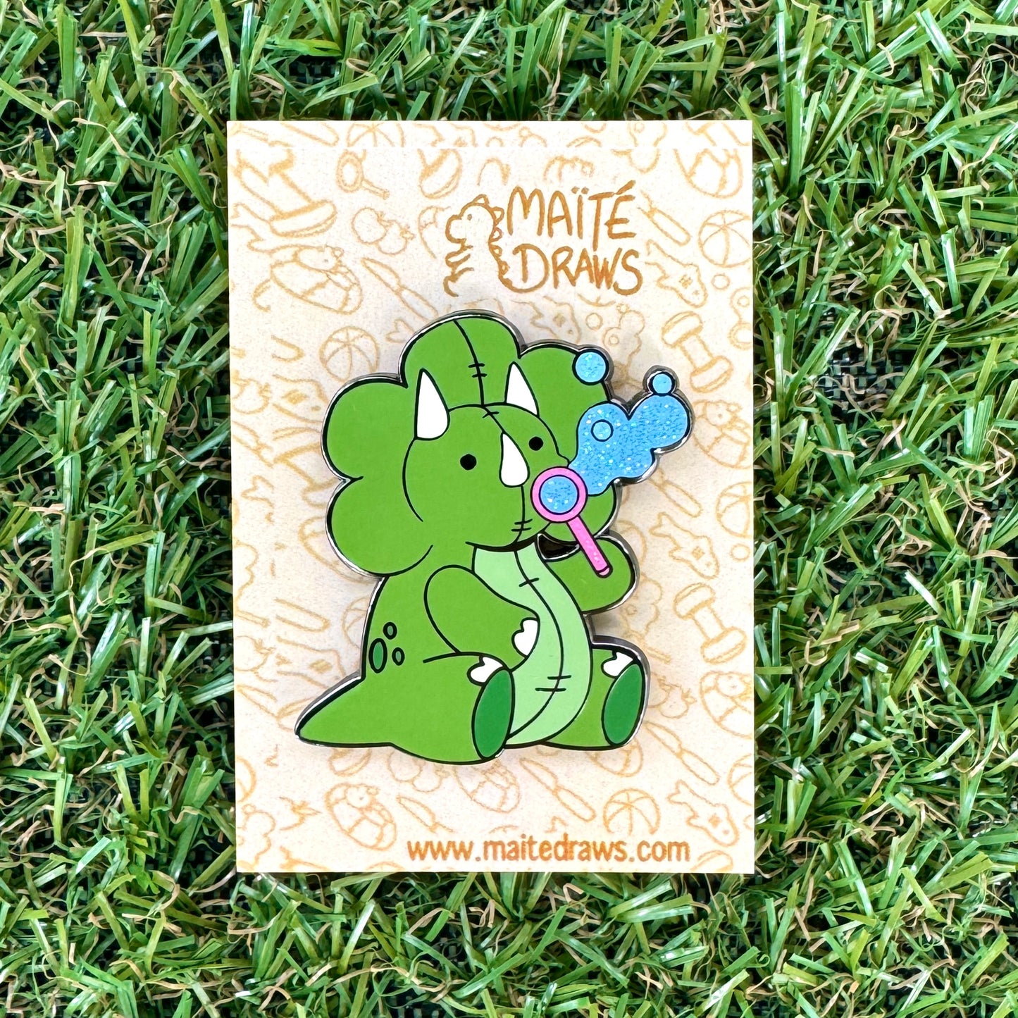 Dino Brocoli - Enamel Pin