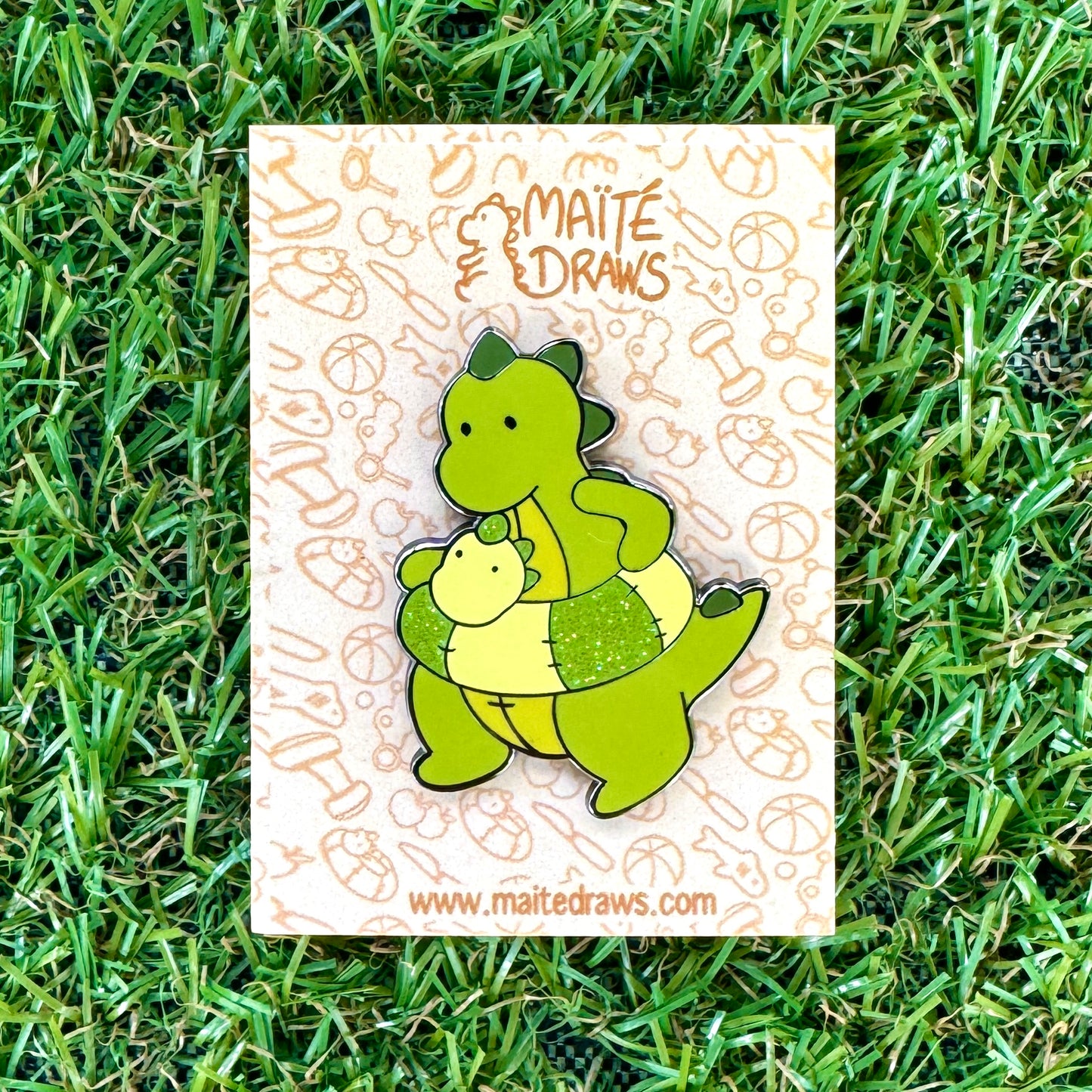 Dino Concombre - Enamel Pin