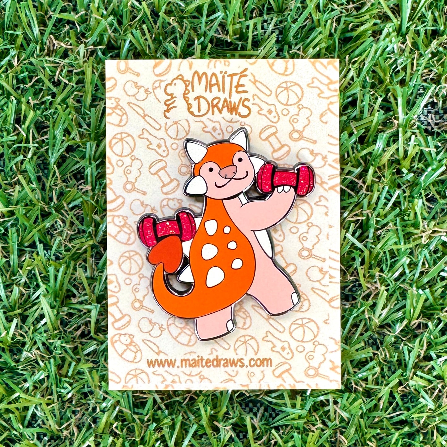 Dino Kiki - Enamel Pin
