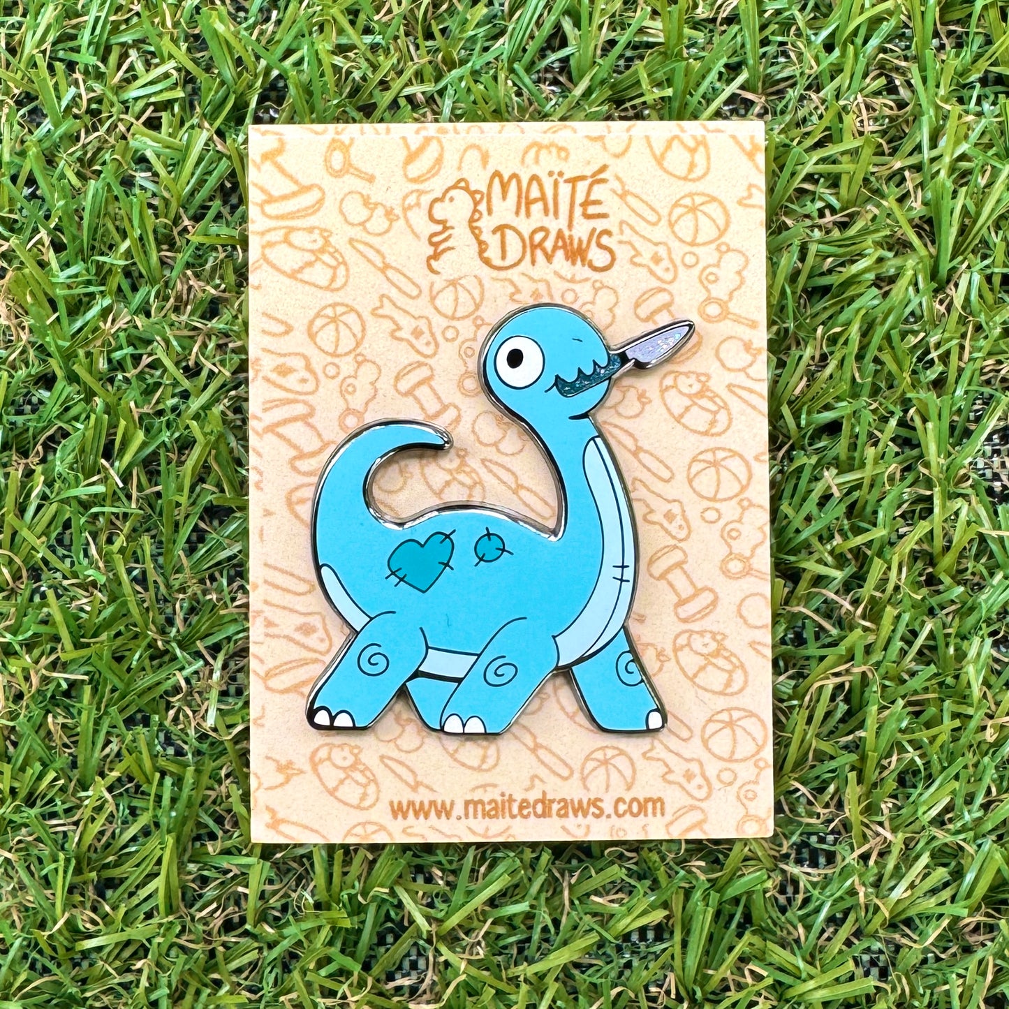 Dino Gustave - Enamel Pin