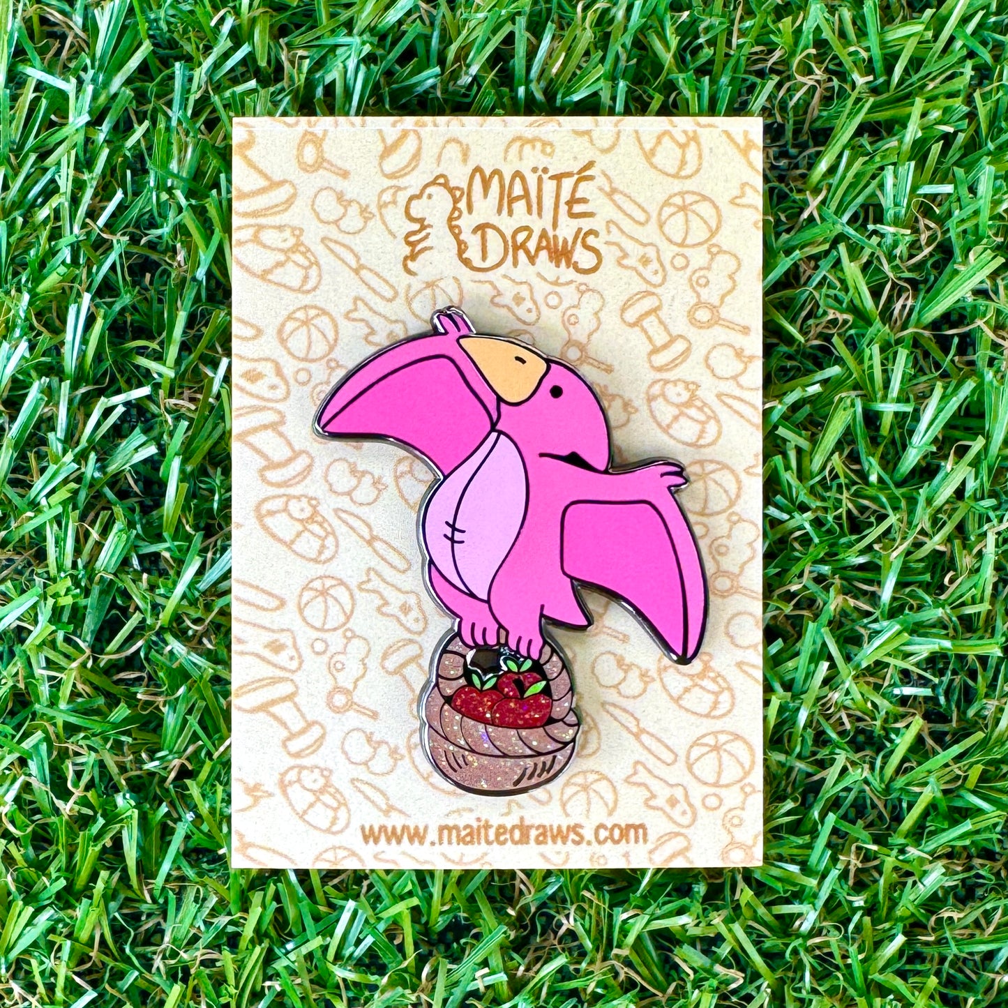 Dino Pedro - Enamel Pin