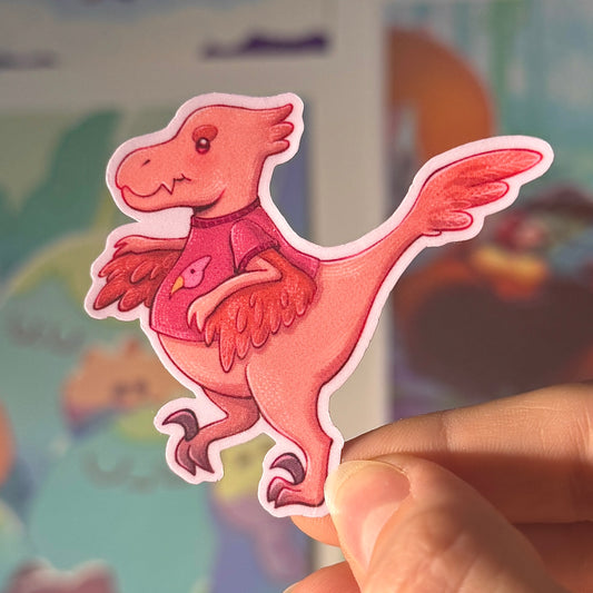 Dino Fly - Sticker