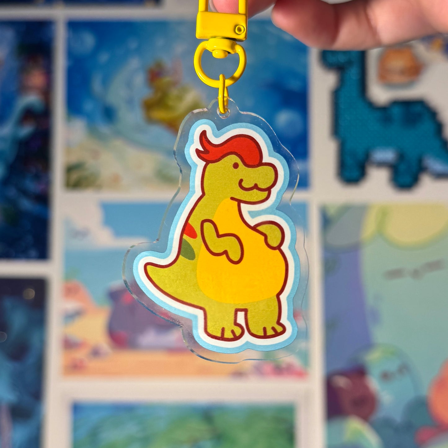 Dino Compote simpliste - Keychain