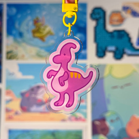 Dino Topo simpliste - Keychain