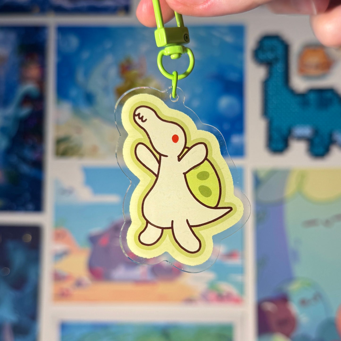 Dino Poire simpliste - Keychain