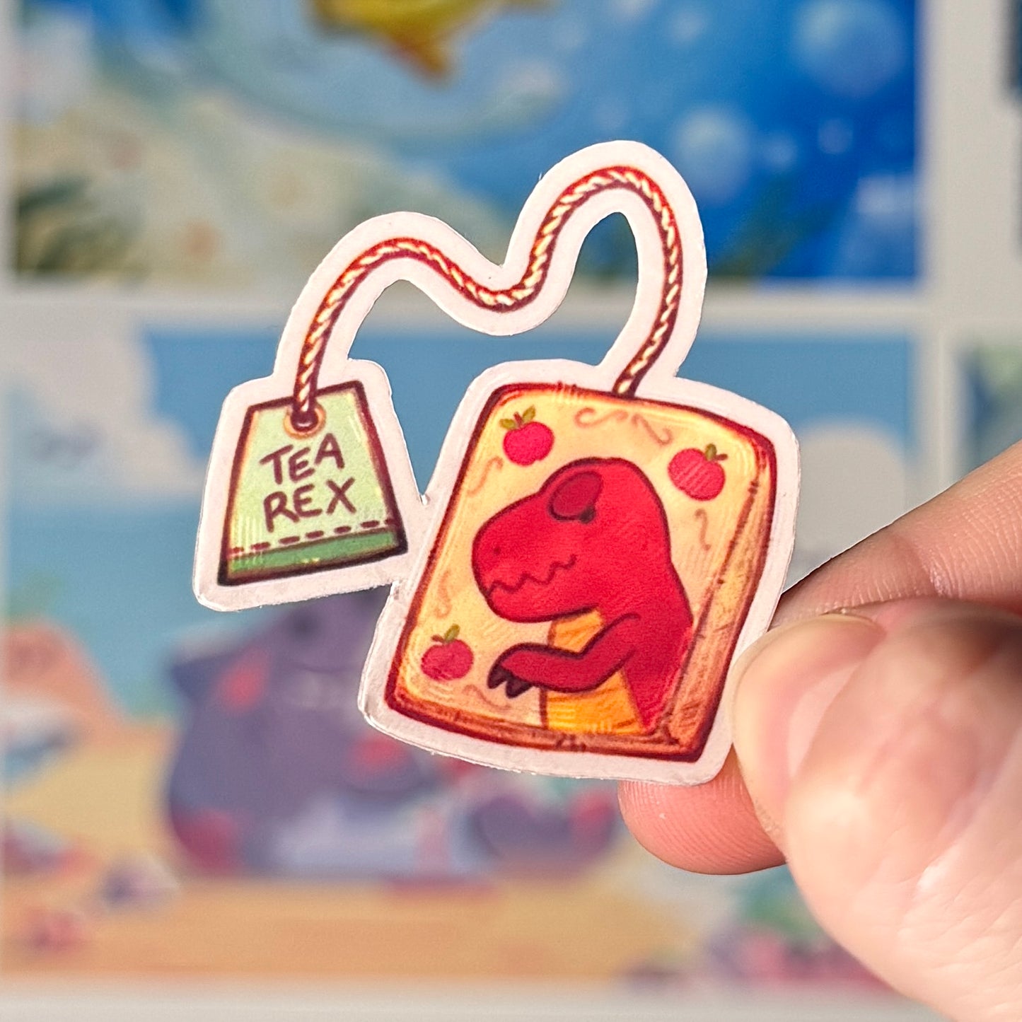 Tea Rex - Sticker