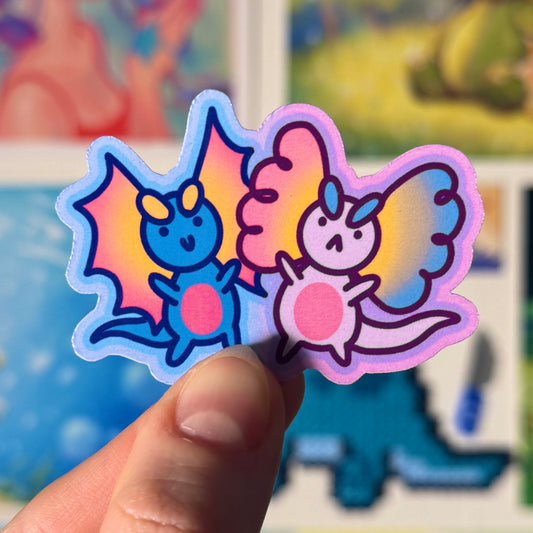 Dino François & Françoise Simpliste - Sticker