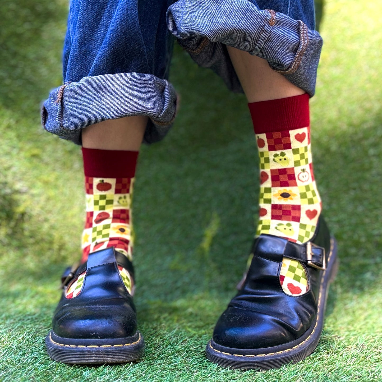 Socks - Carreaux X Dinos