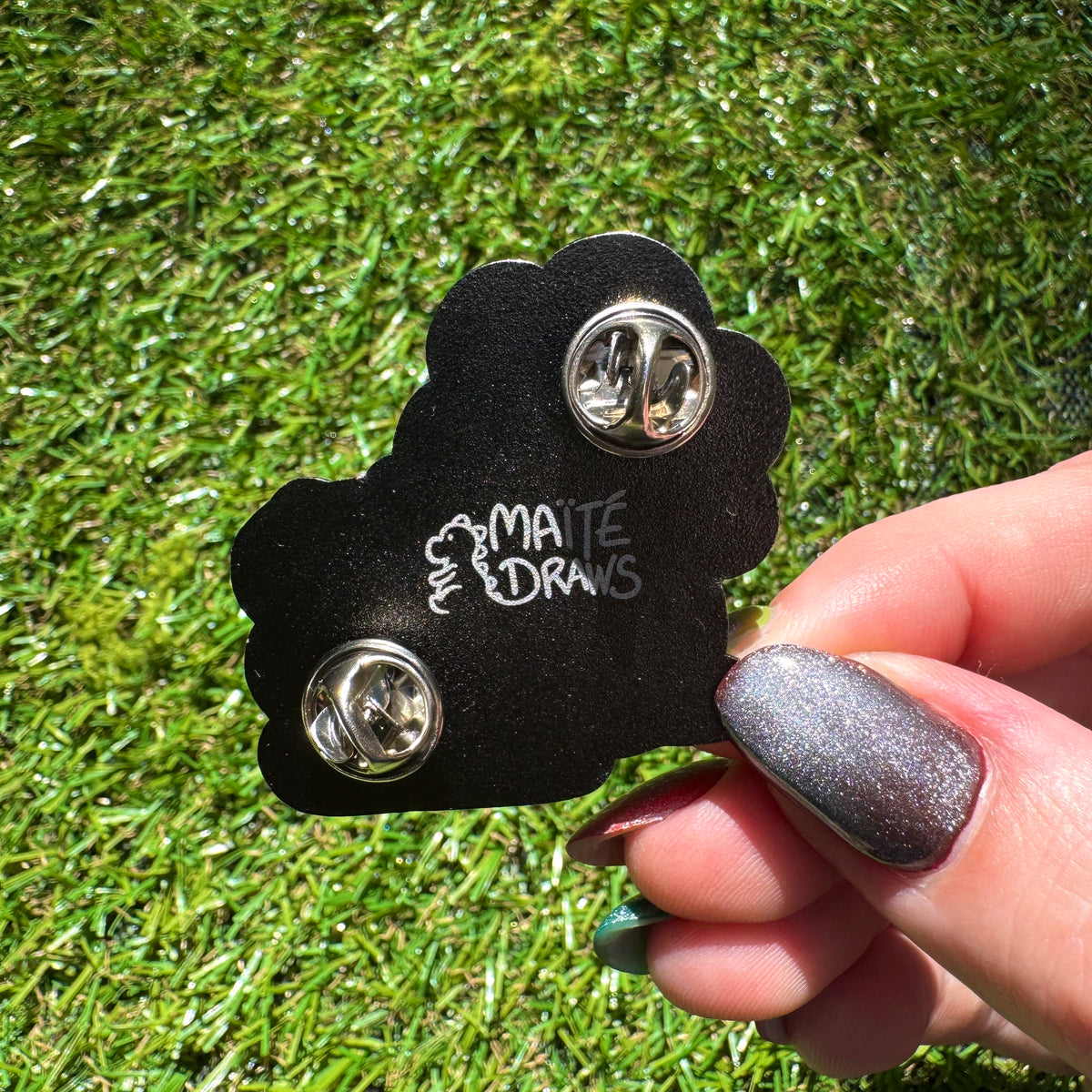 Dino Brocoli Pancakes - Enamel Pin