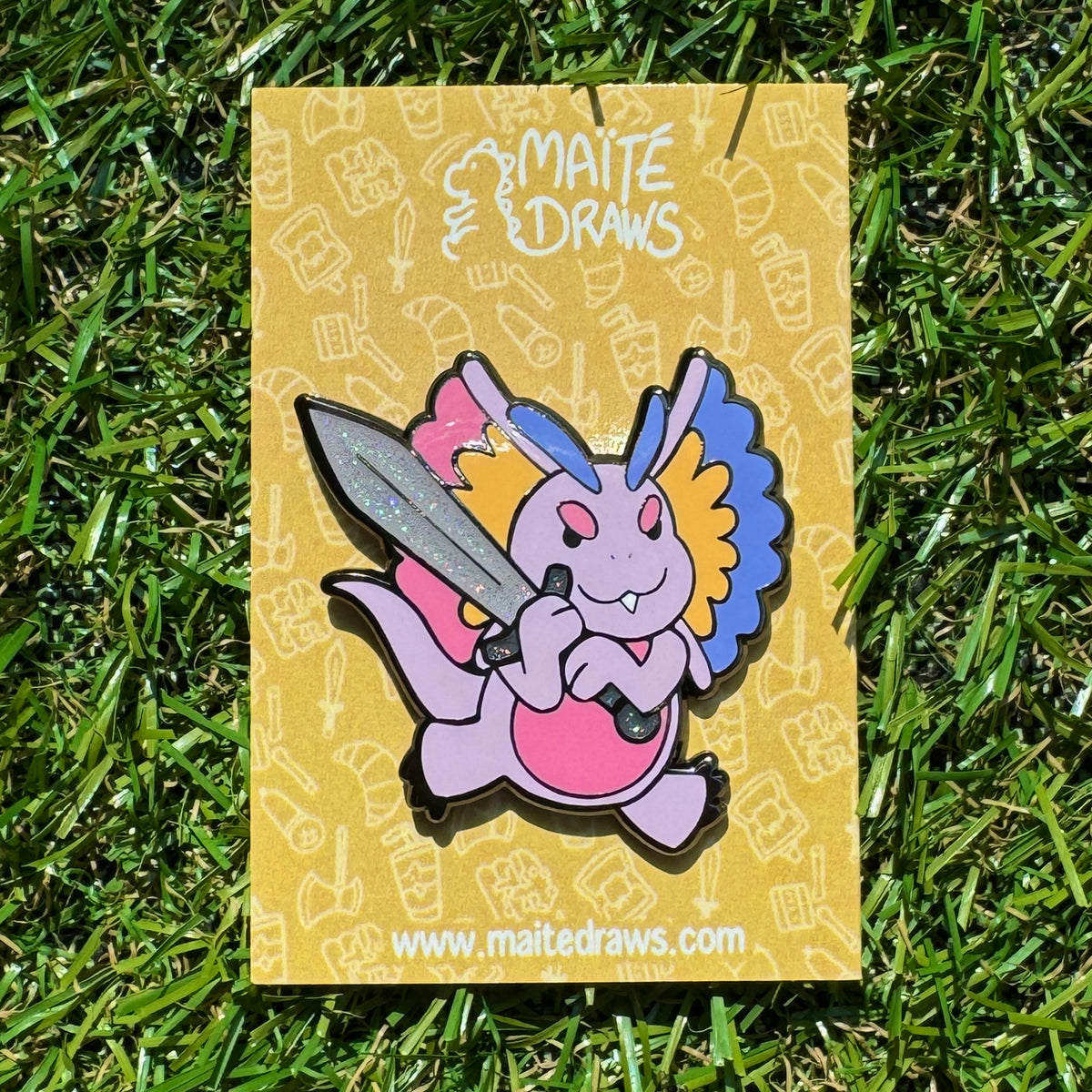 Dino Françoise - Enamel Pin