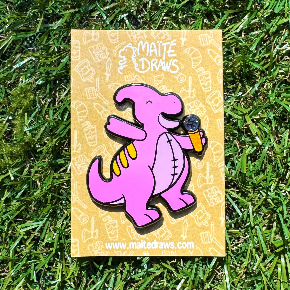 Dino Topo - Enamel Pin