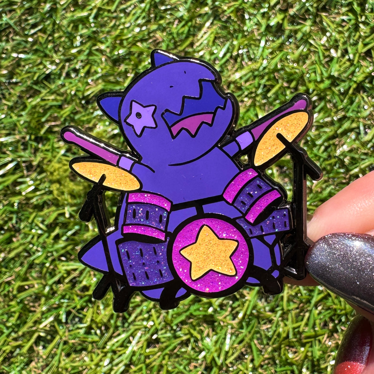 Dino Rocket - Enamel Pin