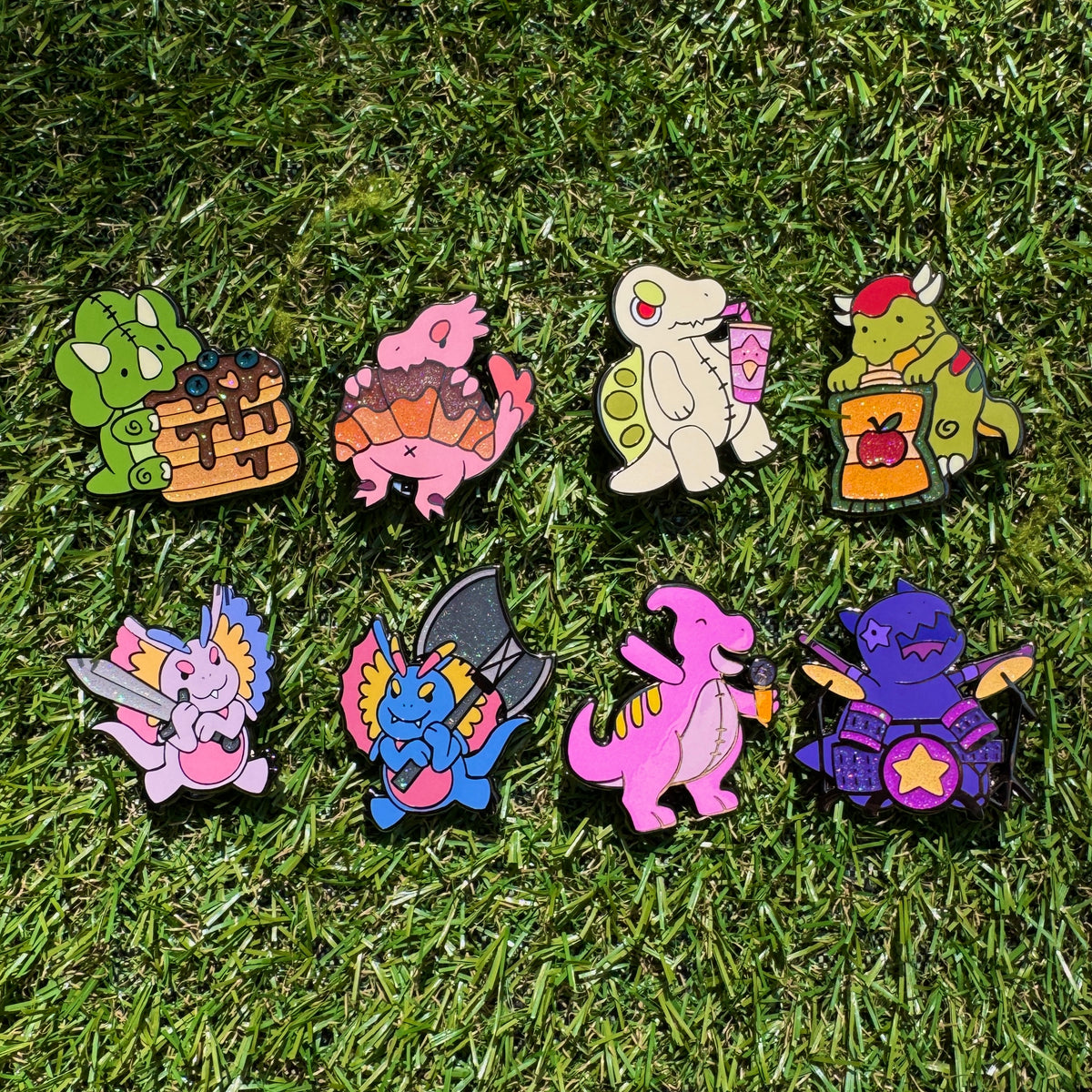 8 Dino Pins - 100€ INSTEAD OF 120€ (série 2)