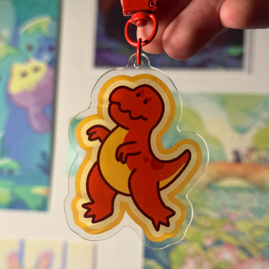 Dino Hugo simpliste - Keychain