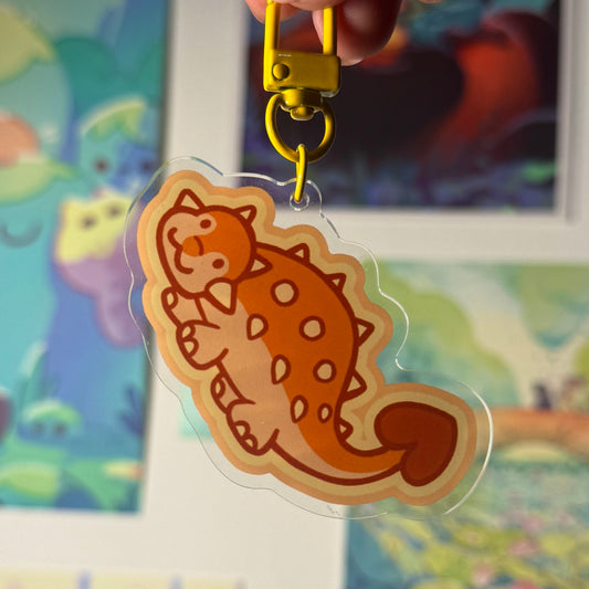 Dino Kiki simpliste - Keychain