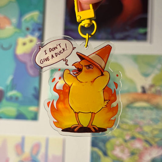 Nugget "I don't give a duck" - Keychain
