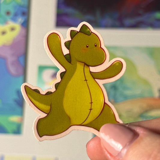 Dino Concombre - Sticker