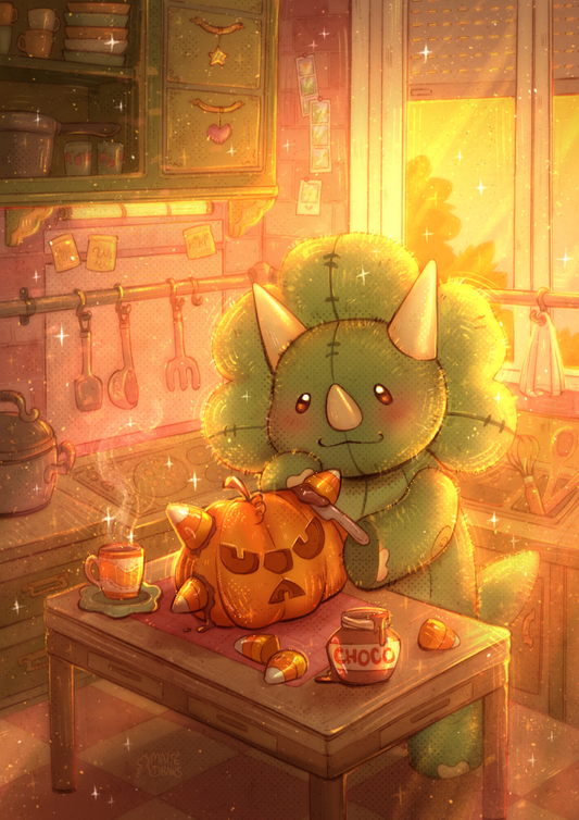 Brocoli Halloween - Print