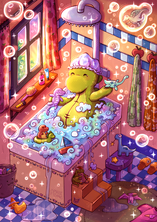 Concombre dans le Bain - Print