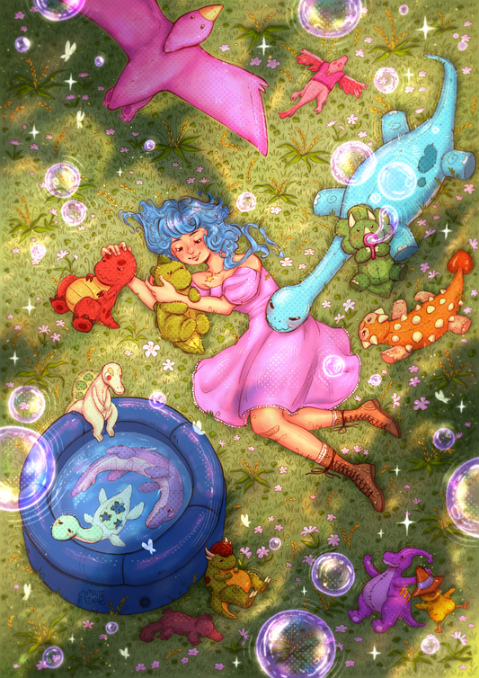Dodo in the grass - Print