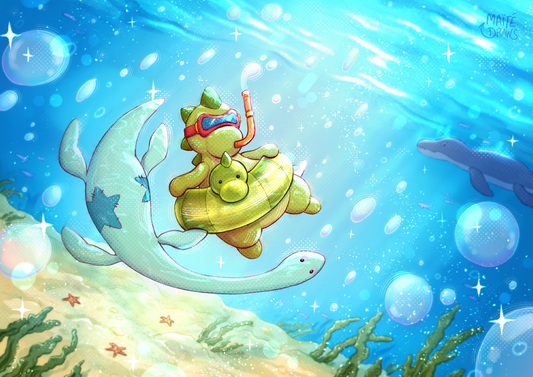 Concombre under Water - Print