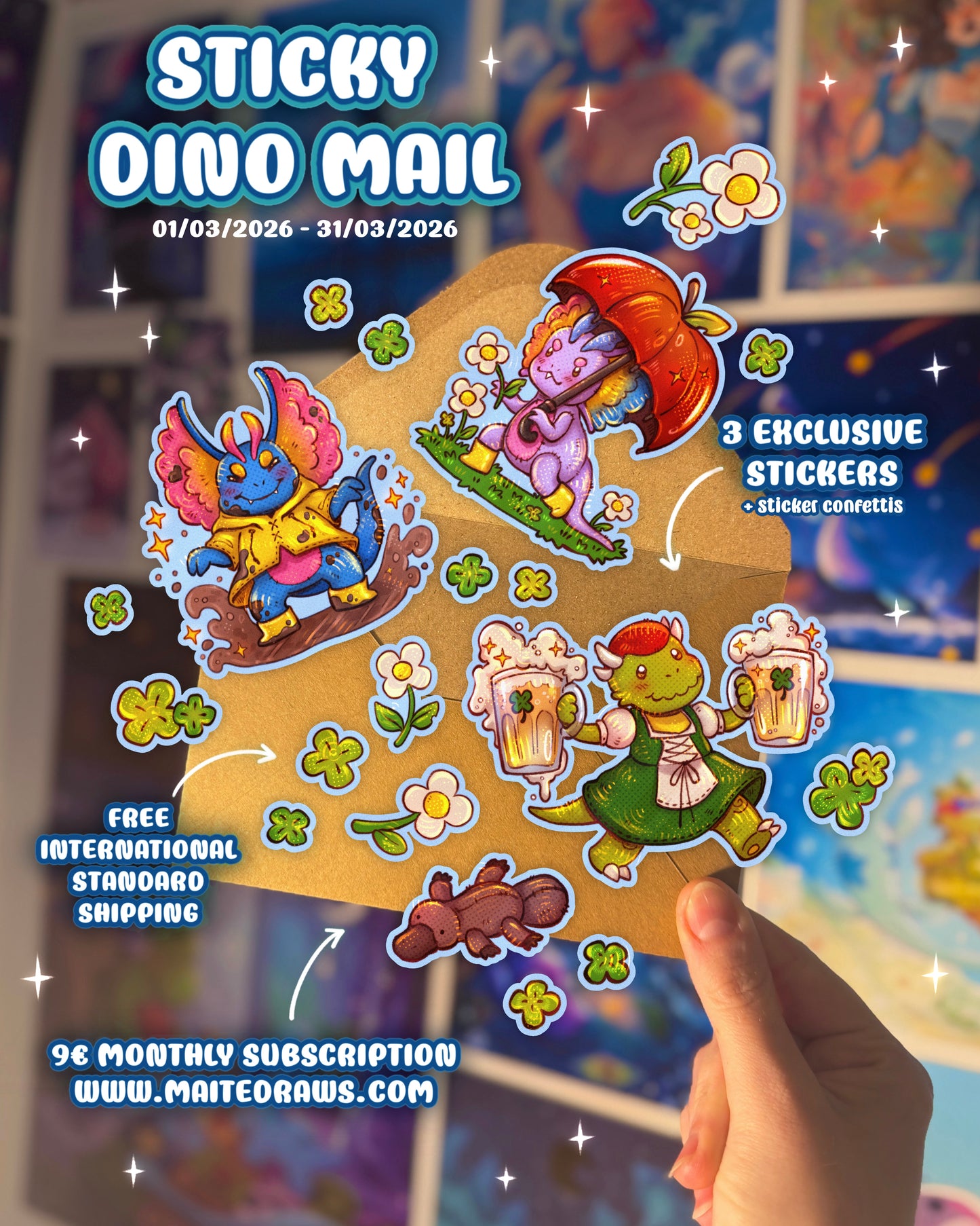 Sticky Dino Mail