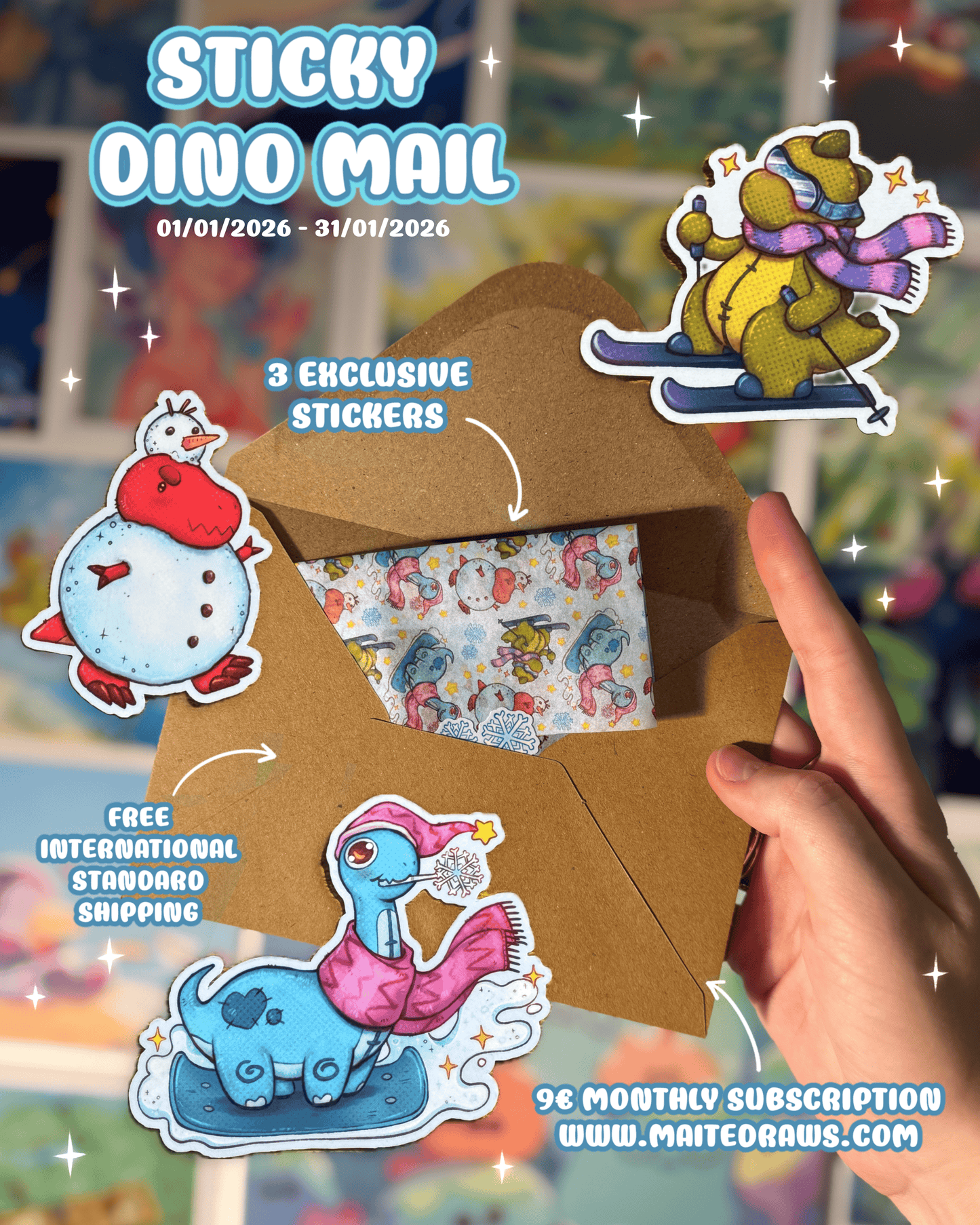 Sticky Dino Mail