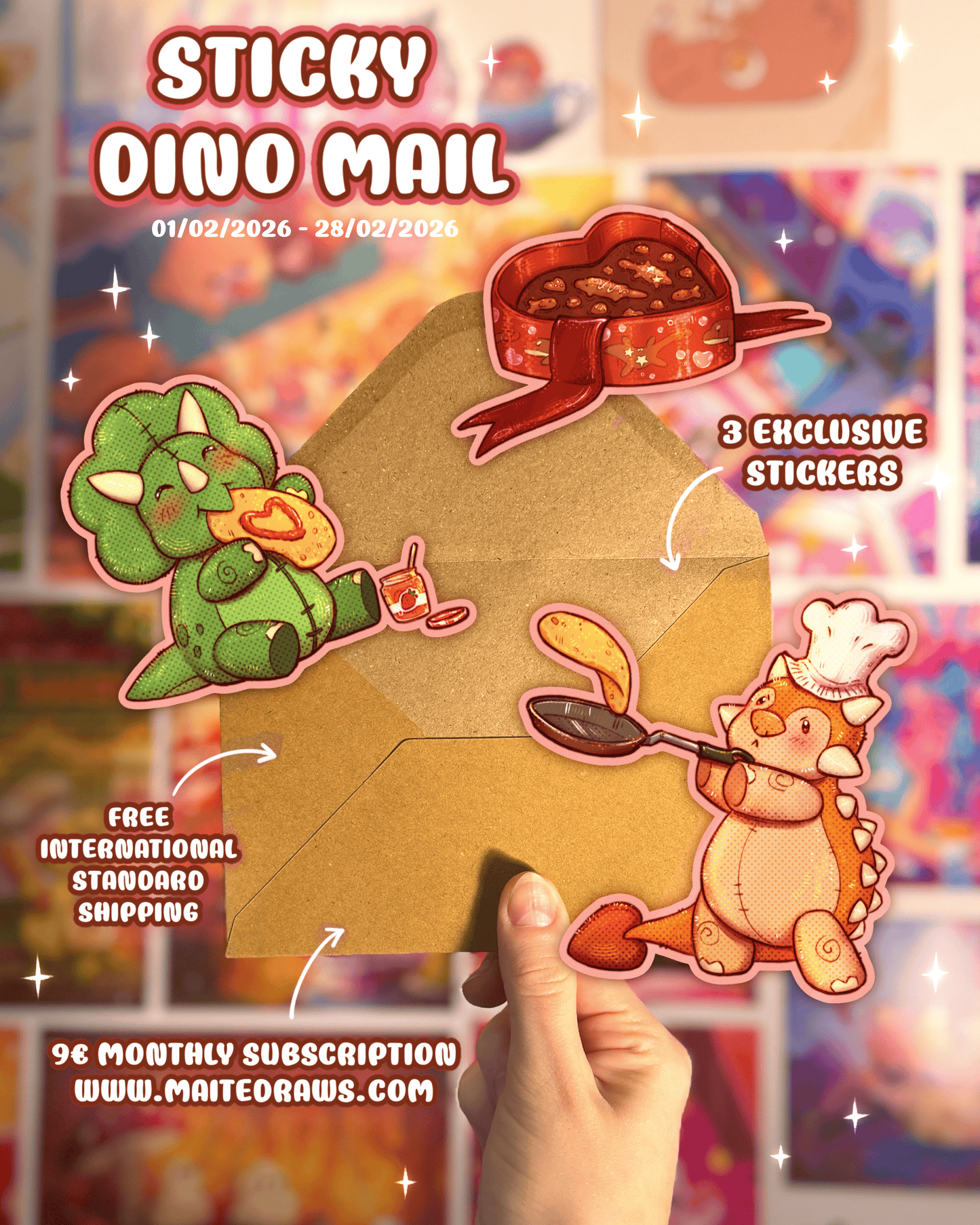 Sticky Dino Mail